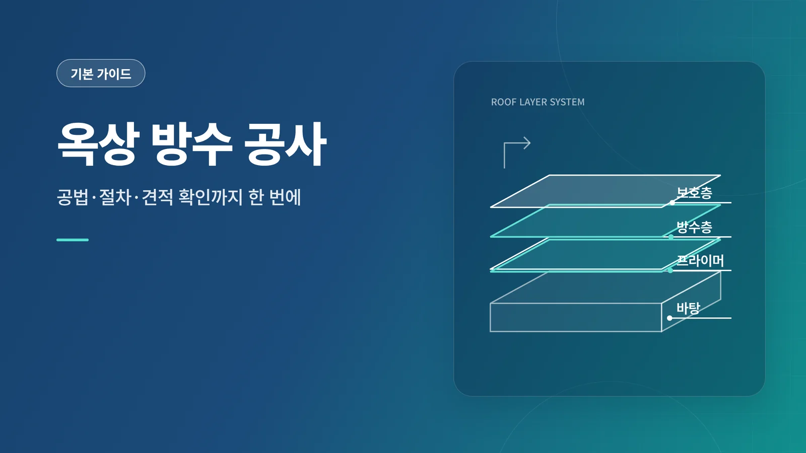 옥상 방수 공사